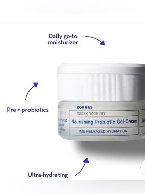 KORRES Nourishing Probiotic Gel-Cream NIB